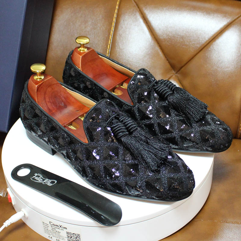 Men'S Luxury Formal Wear - Mocassins à pampilles pour hommes, créateur