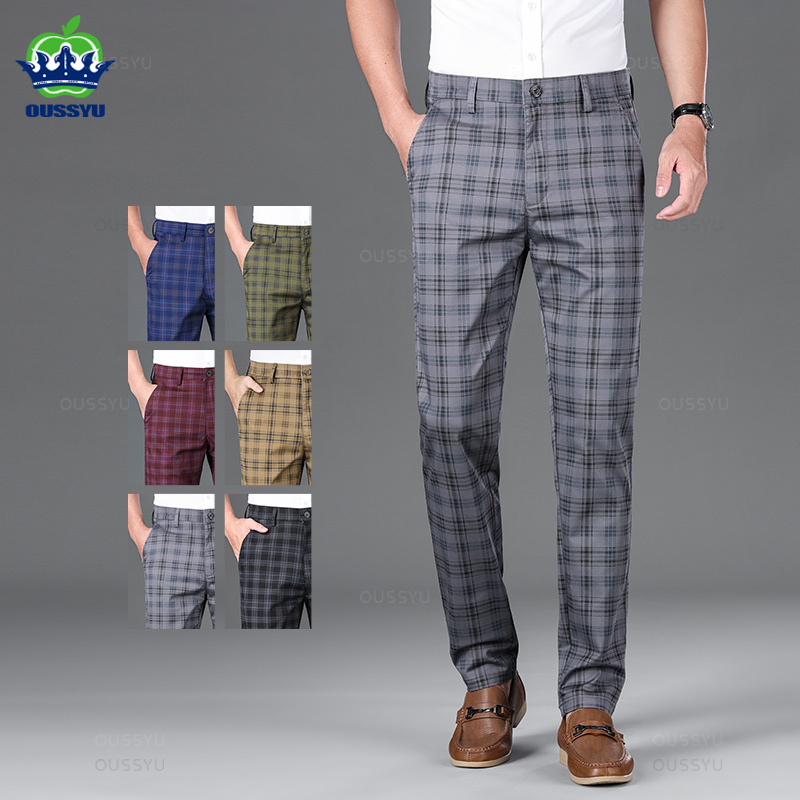 Men'S Formal Style - OUSSYU marque vêtements haute qualité pantalons