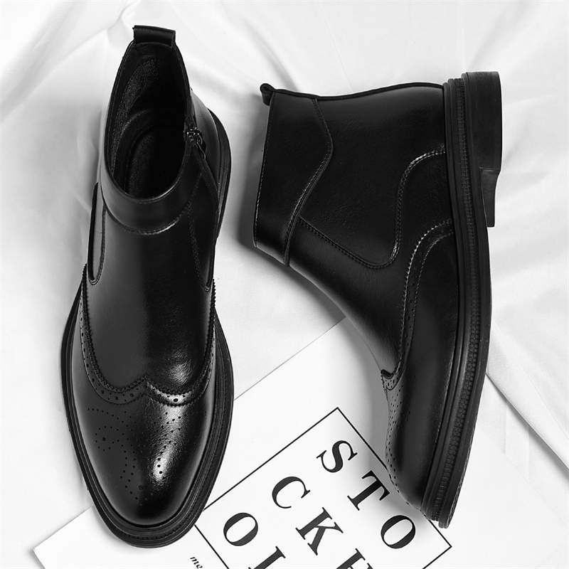 Bottes hautes d'affaires à sem - Men'S Formal Style avis et prix
