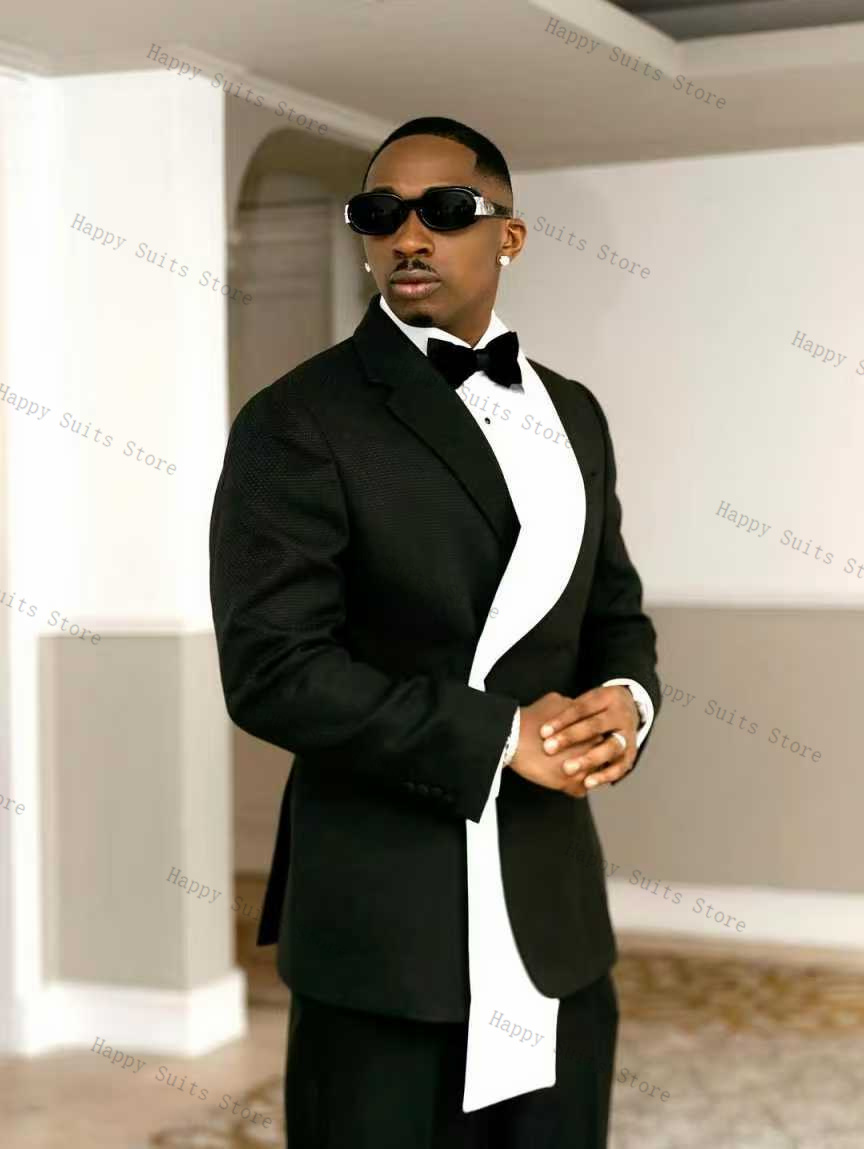 Ensemble de costume homme noir - Men Formal Wear Black And White avis et prix