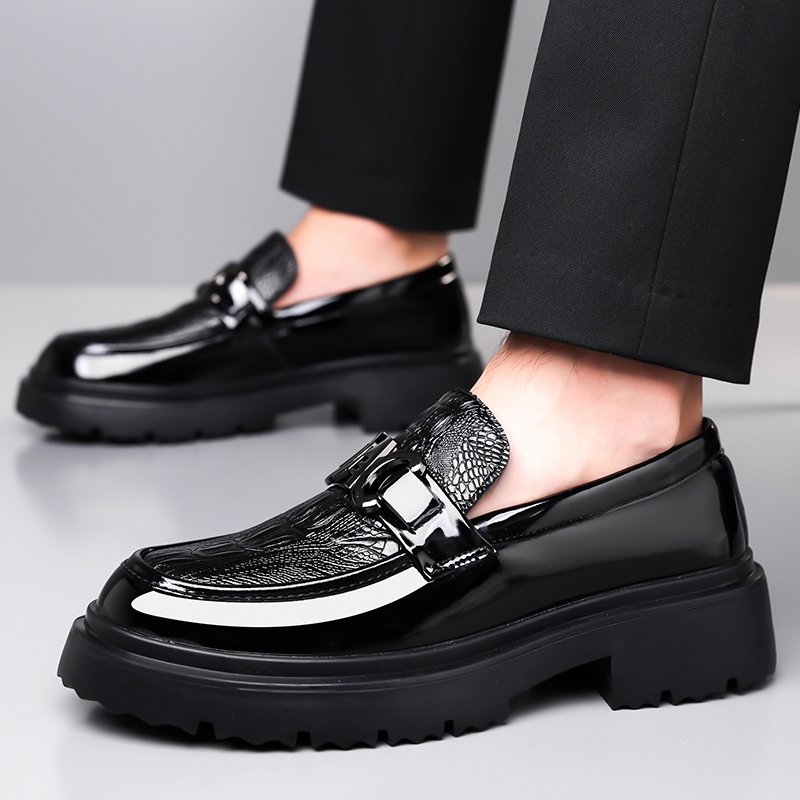 Chaussures en cuir pour hommes - Formal Men Daily Wear Footwear avis et prix