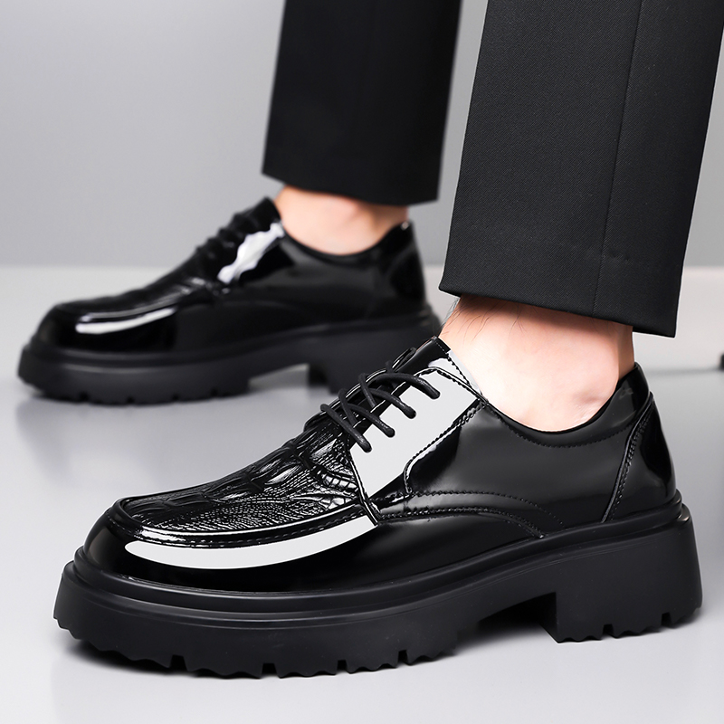 Chaussures en cuir pour hommes - Formal Men Daily Wear Footwear avis et prix