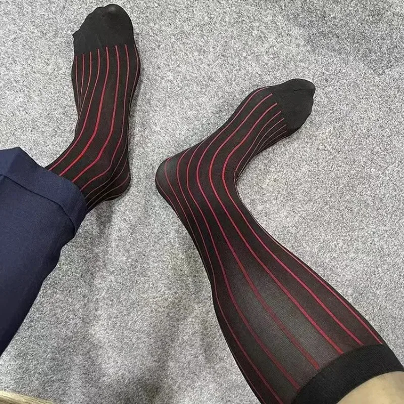 Chaussettes rayées pour hommes - Men'S Formal Style avis et prix