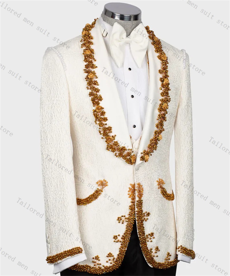 Ensemble de costumes et pantal - Men Formal Wear Black And White avis et prix