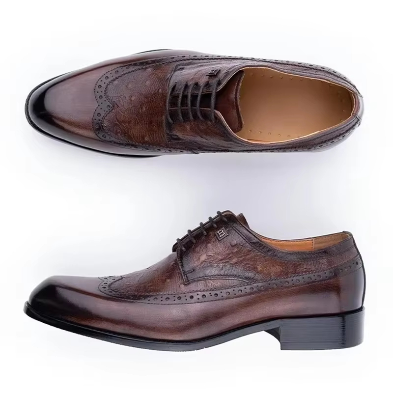 Chaussures habillées en cuir d - Formal Men Daily Wear Footwear avis et prix