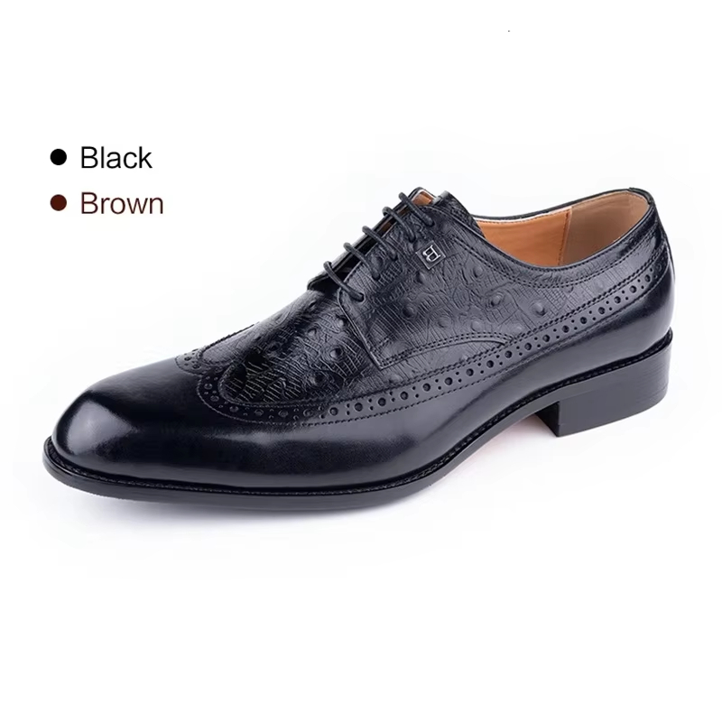 Chaussures habillées en cuir d - Formal Men Daily Wear Footwear avis et prix