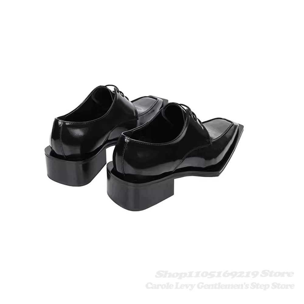 Chaussures Derby en cuir verni - Men'S Formal Style avis et prix